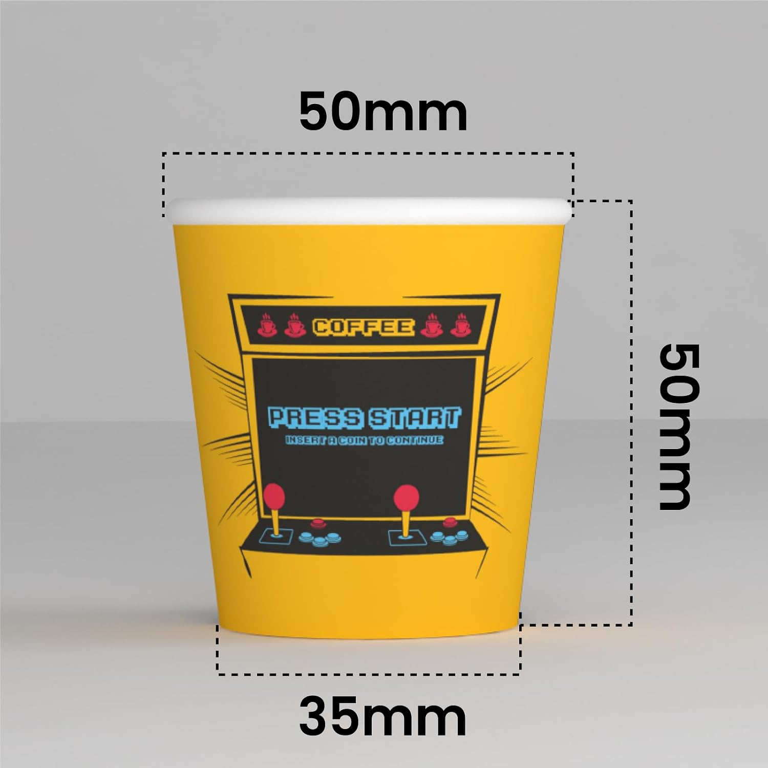 Thumbnail 1 de ArcadeCup - 200 vasos de papel biodegradables para café