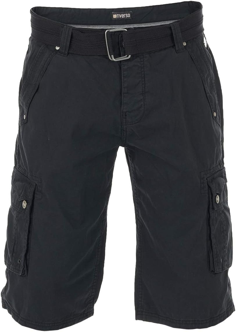 Thumbnail 6 de riverso Kurze Cargo Shorts Herren RIVAnton – Regular Fit, 100% Baumwolle, Gürtel inklusive