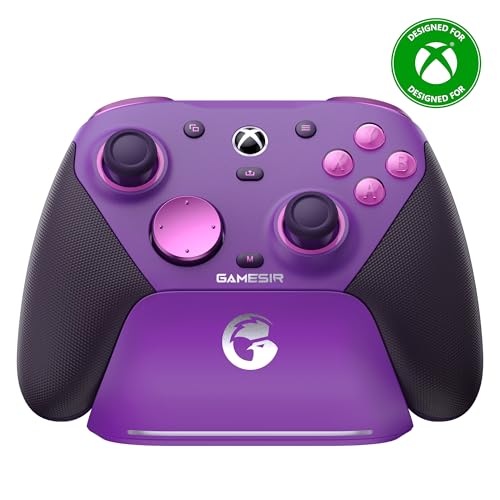 Detalle de GameSir G7 Pro Manette Xbox Filaire/PC Sans Fil, TMR, Violet – Multi-Plateformes et Esport