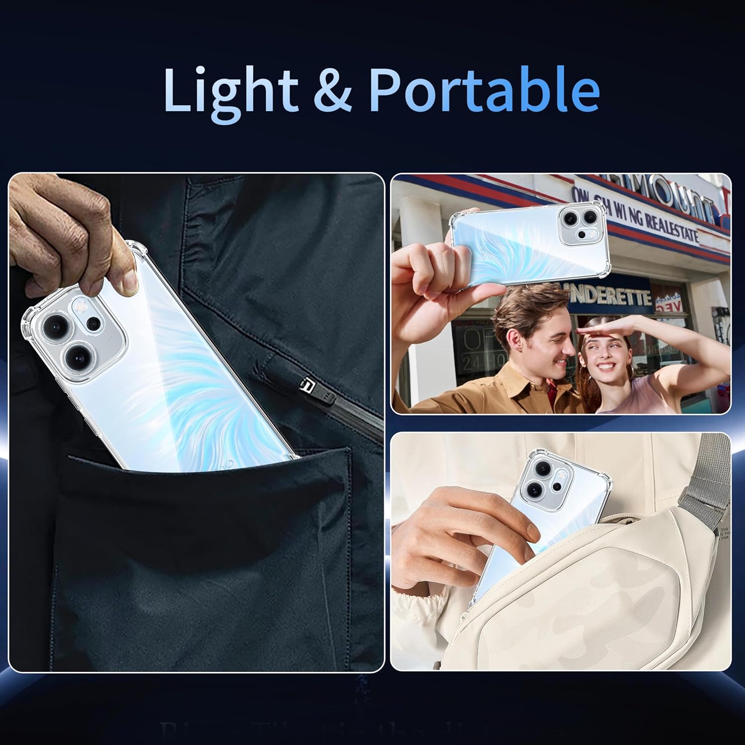 Thumbnail 6 de Tentoki Transparente Hülle für Oppo Reno 14 F 5G / Reno 14 FS – Anti-Vergilbung, Ultra Dünn