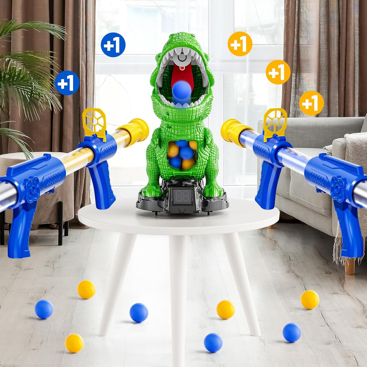 Detalle de NIPLOOOW Dinosaur Shooting Toy 48 Bullets