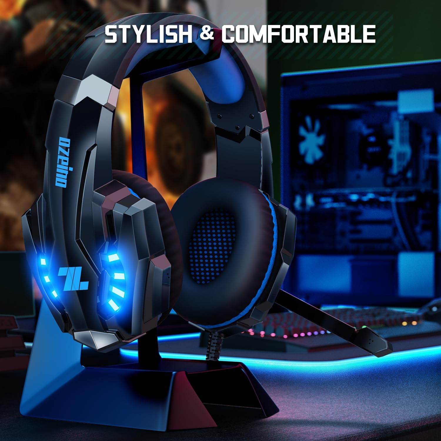 Thumbnail 5 de Ozeino Gaming Headset 3D Surround sound