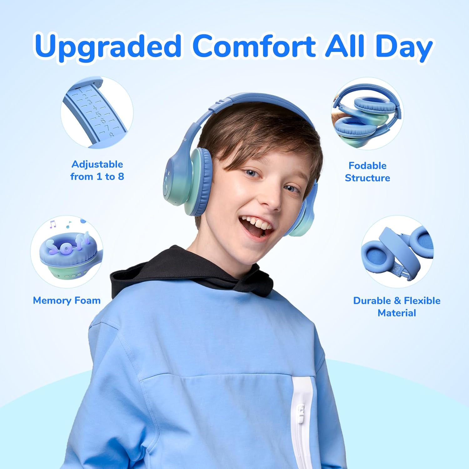 Thumbnail 4 de EarFun Kids Bluetooth Headphones 90H