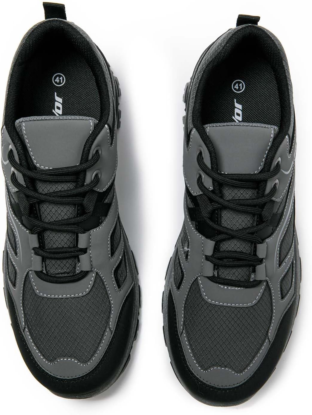 Detalle de JOMIX herenschoenen voor wandelen en dagelijks gebruik met antislipzool
