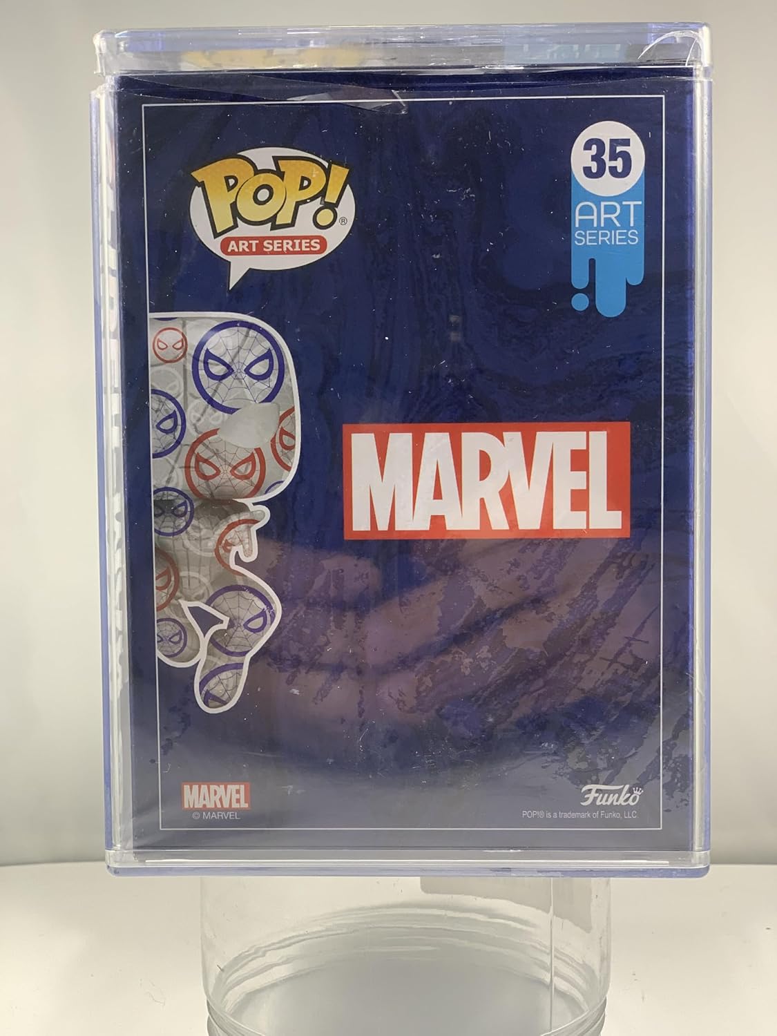 Detalle de Funko POP! アーティストシリーズ マーベル「愛国時代」スパイダーマン ターゲット限定・プロテクター付き
