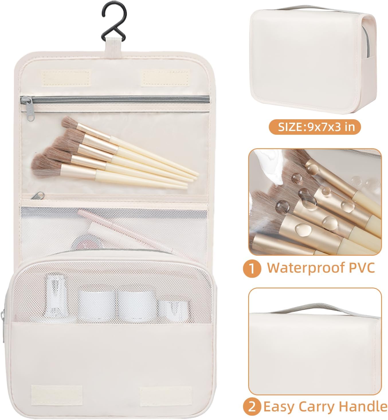Thumbnail 2 de BAGAIL Packwürfel 8er-Set für Reisen, Beige