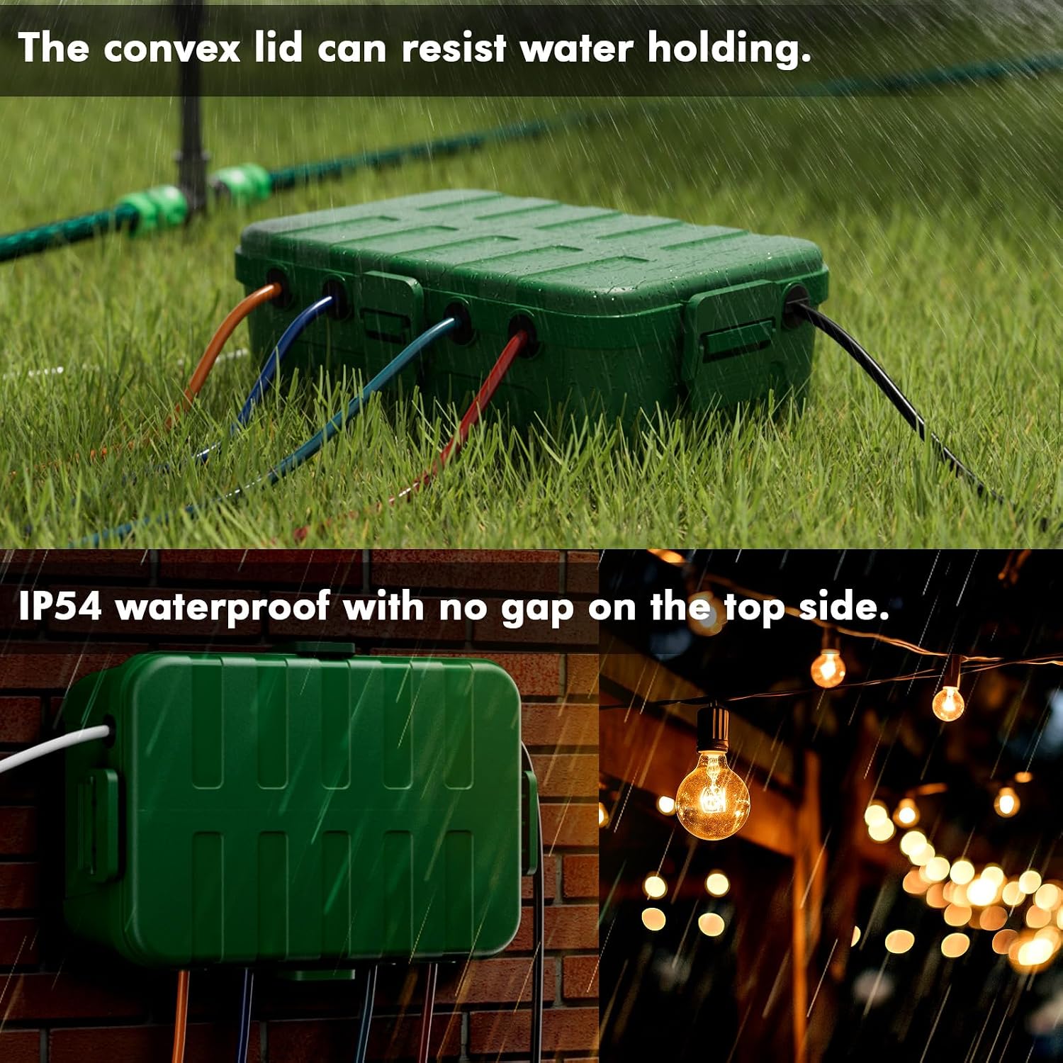 Thumbnail 1 de Restmo 96f9a7f9-426a-4af2-8f26-848d38d2a8e9 Outdoor Electrical Box, IP54, 6 Cable Ports