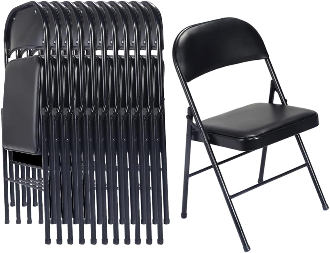 Detalle de Karl home Folding Chairs 12-Pack
