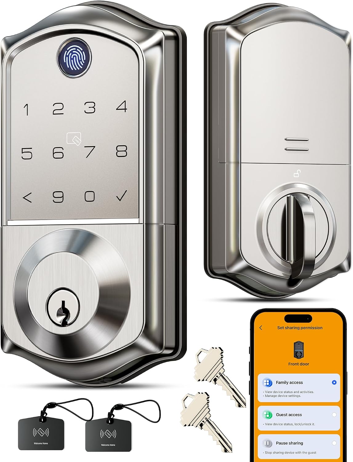 Detalle de Veise Fingerprint Smart Door Lock