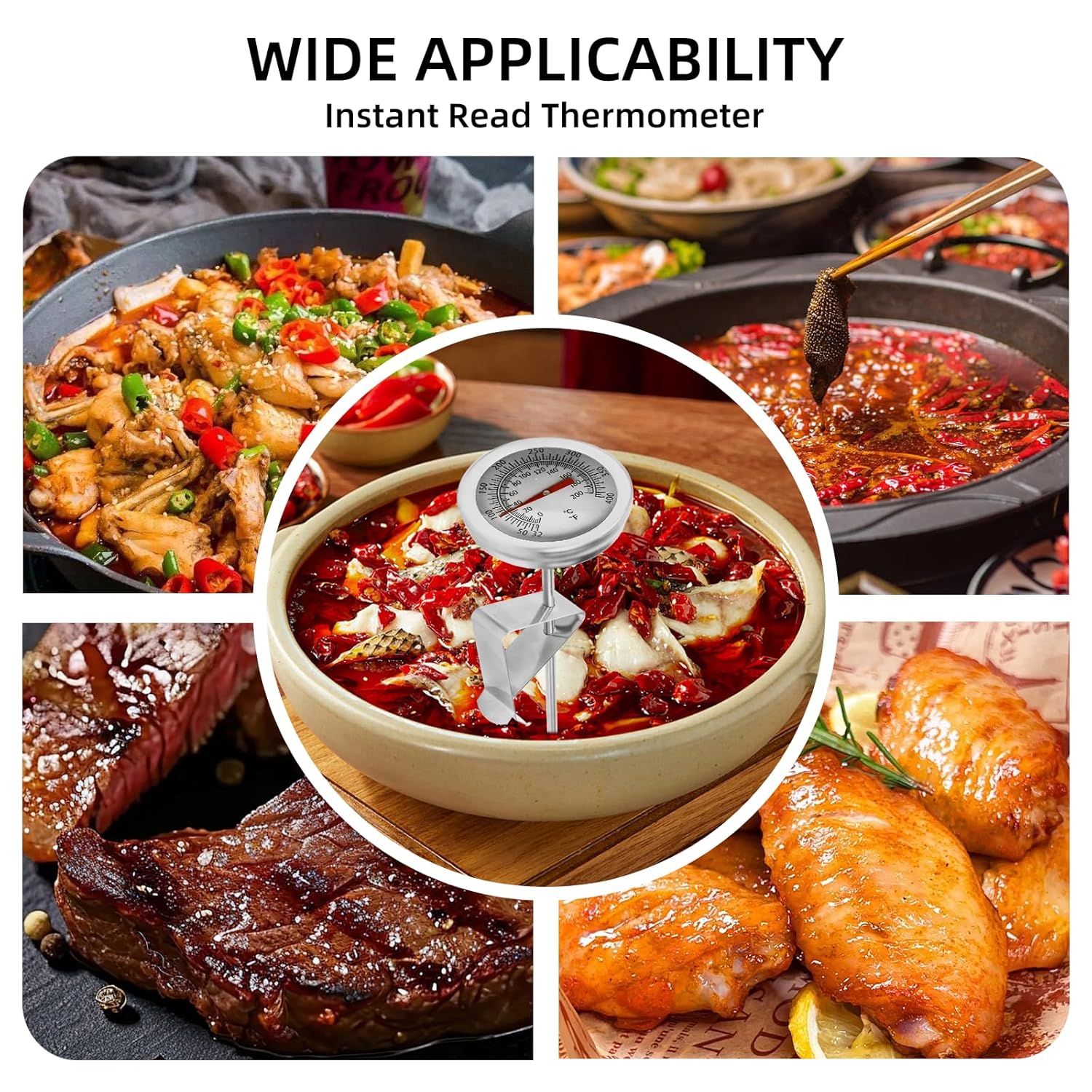 Thumbnail 3 de Milch Thermometer Edelstahl 0–200℃