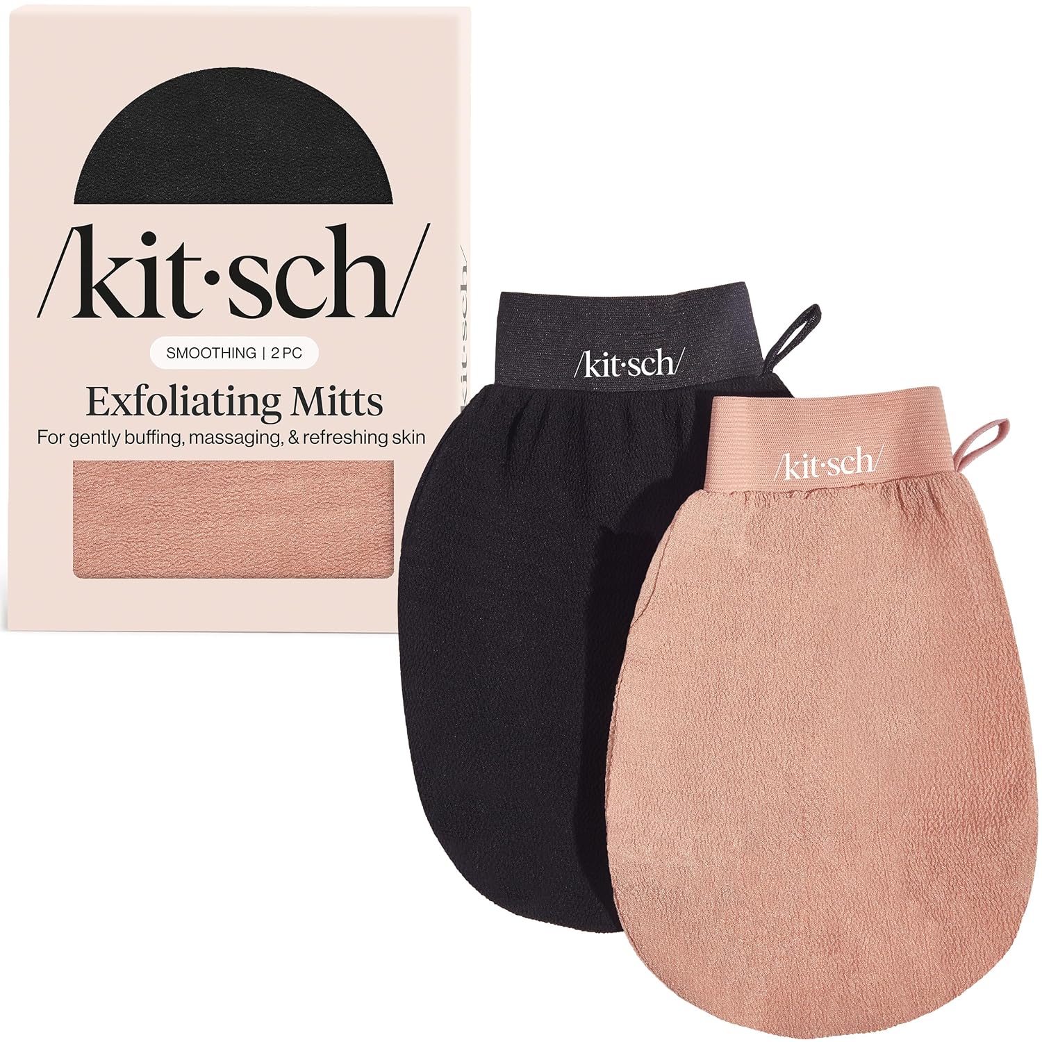 Detalle de Kitsch Exfoliating Gloves 2pc Korean mitt