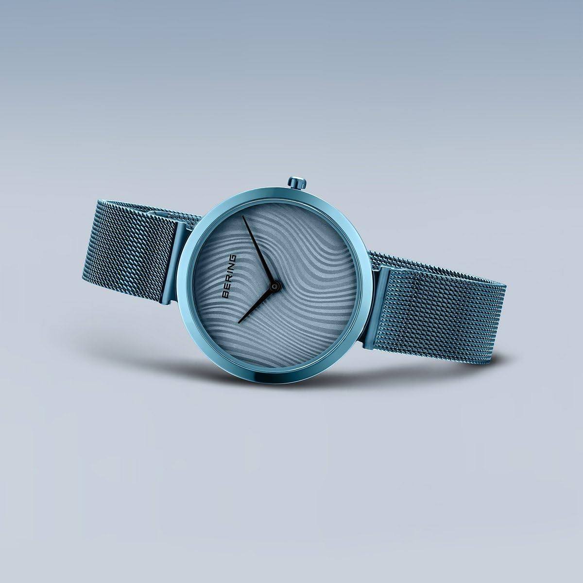 Thumbnail 5 de BERING 18132-Charity1: Orologio da polso da donna in acciaio con cinturino milanese, cassa blu 32 mm
