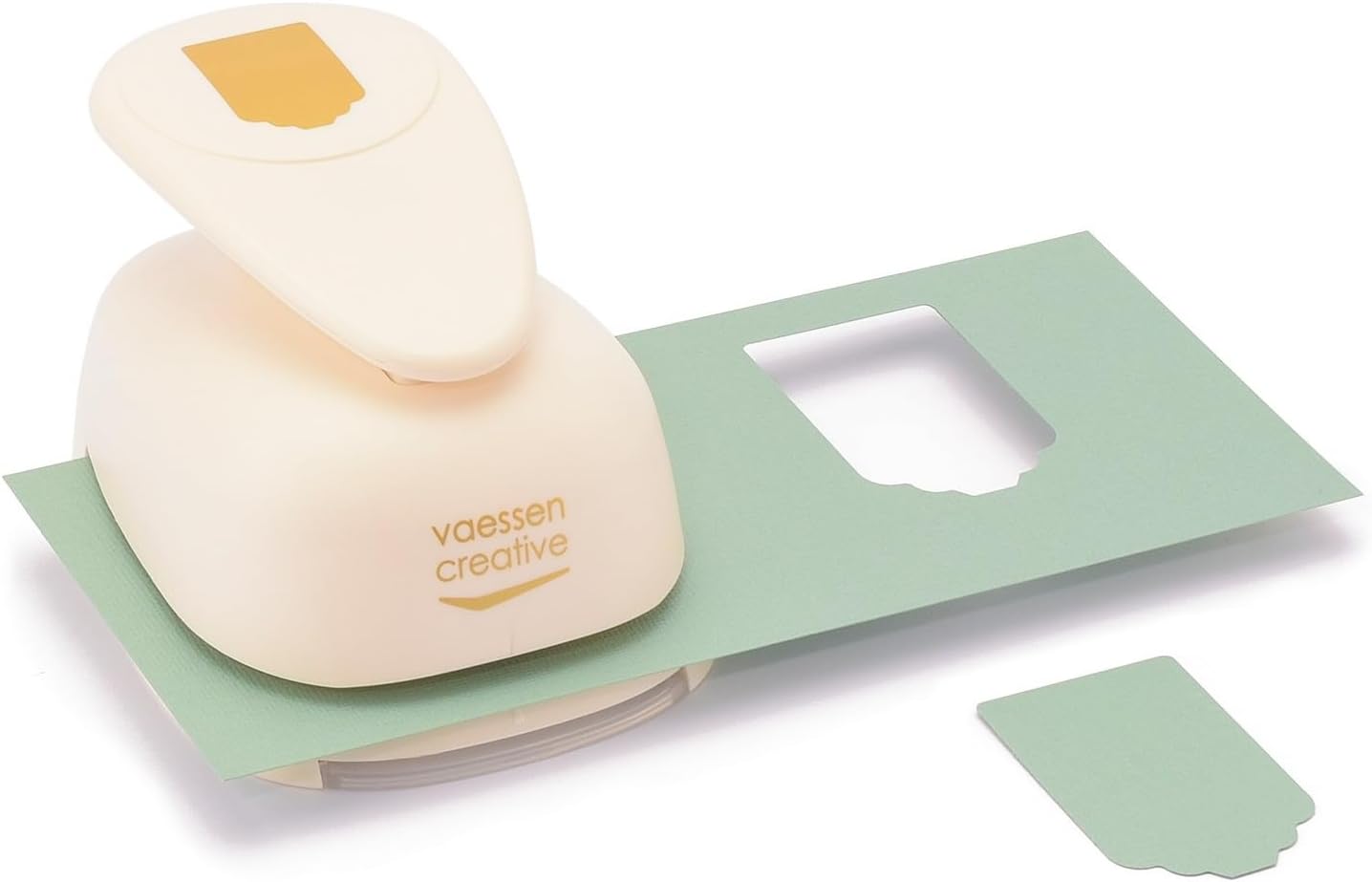Detalle 2 de Vaessen Creative Perforatrice de Papier – Taille XXL, Étiquette Festonnée