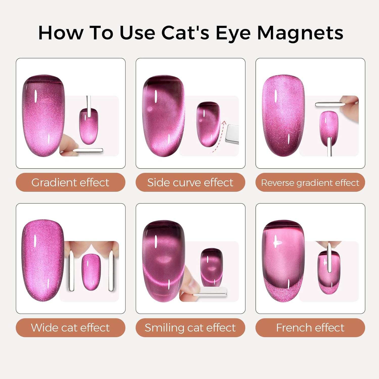 Thumbnail 5 de TOMICCA Gel UV occhi di gatto 6 colori