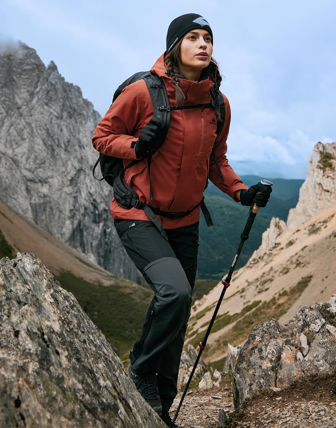 Detalle de Pioneer Camp winterjacke damen 3‑in‑1
