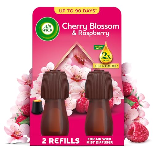Detalle de Air Wick Essential Mist Cherry Blossom & Raspberry Twin Refill 20ml