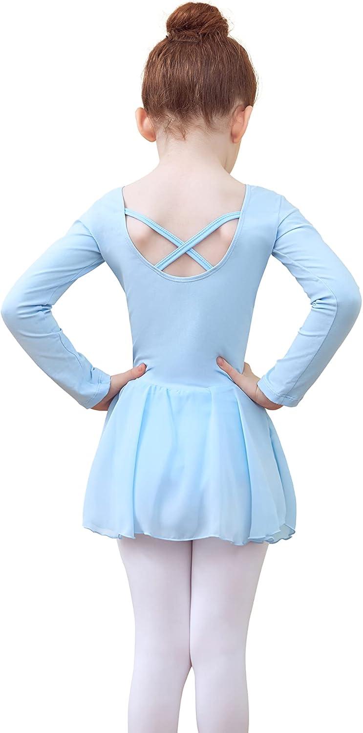 Detalle de Tancefair Ragazza Vestito da Balletto con Body e Tutu in Cotone e Chiffon