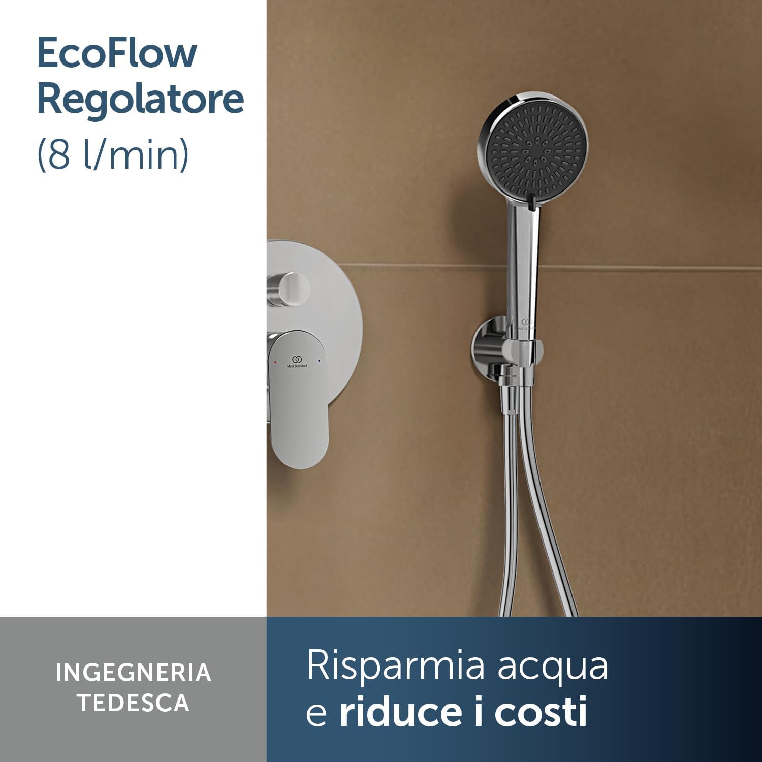 Thumbnail 2 de Ideal Standard Idealrain Alu+ Doccetta multifunzione: versatilità e risparmio in un design moderno