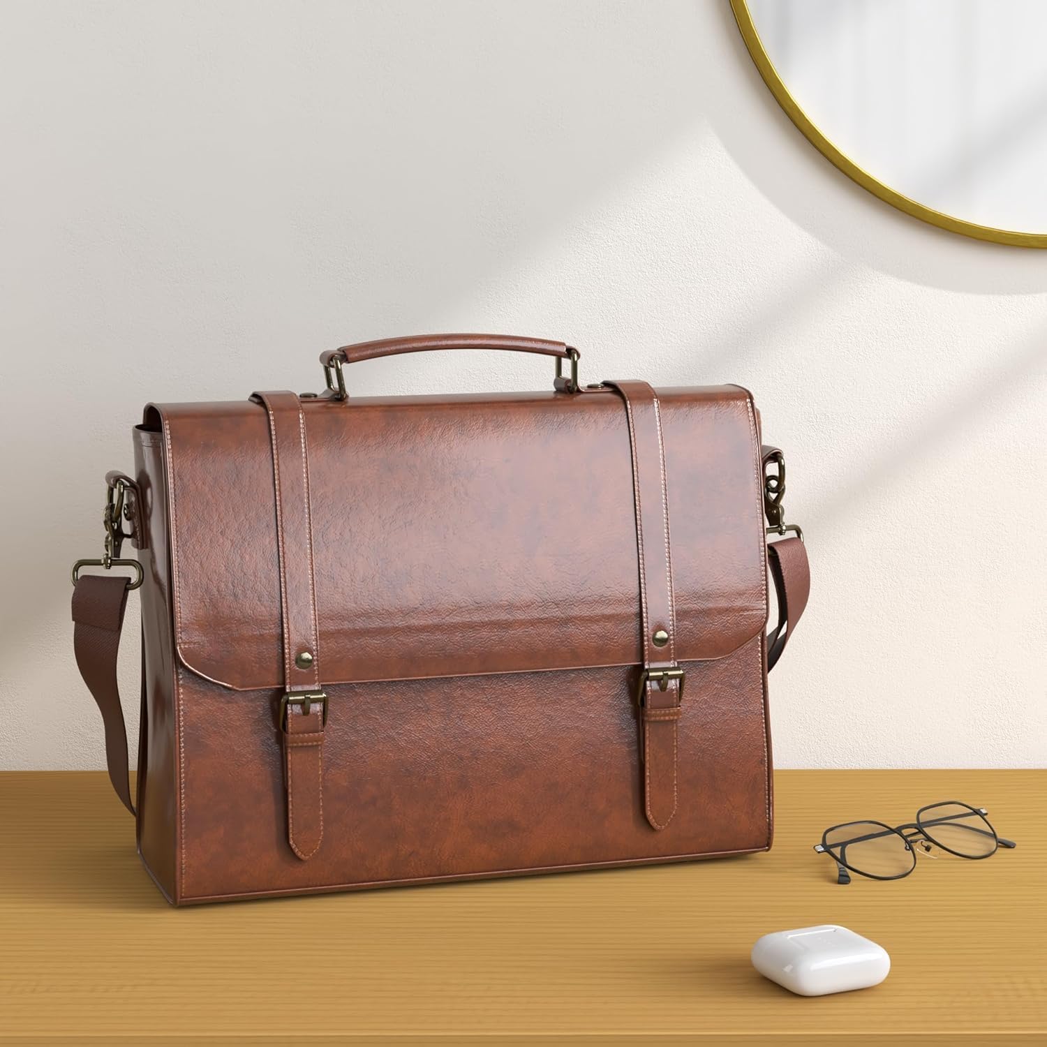 Detalle de IGOLUMON Bolso bandolera 15,6" impermeable