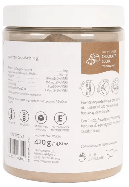 Thumbnail 1 de Vaminter Colagenova Osteoforte Menaq7 Chocolate (420 g)