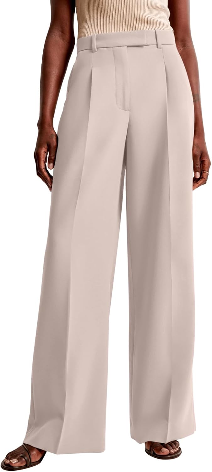 Detalle 2 de NIMIN Women's Wide-Leg Work Pants, 92% Polyester
