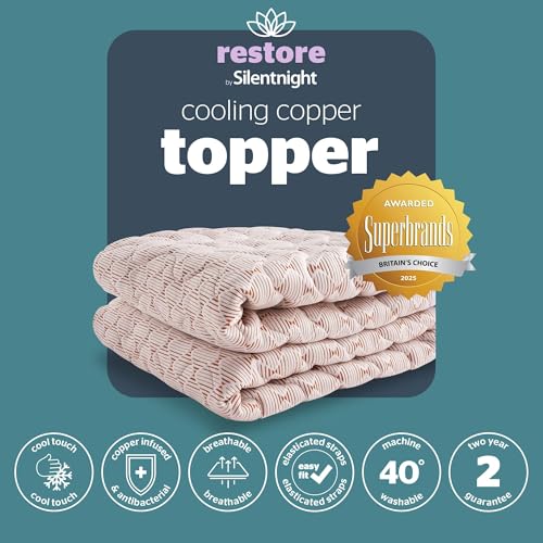Thumbnail 8 de Silentnight Restore Cooling Copper Mattress Topper (Double)
