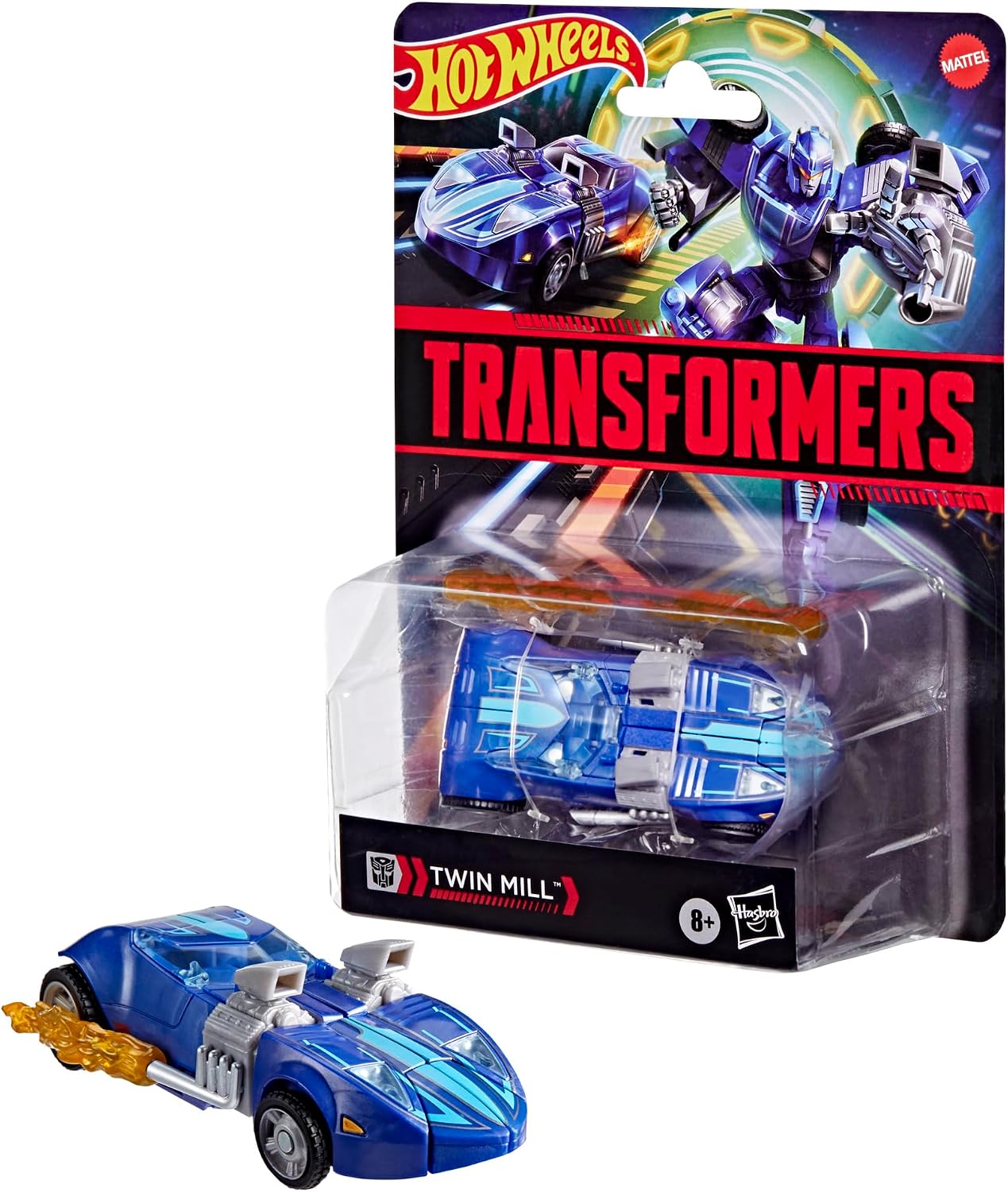 Detalle 2 de Transformers G1180 Twin Mill – figurka Deluxe 12,5 cm, robot i samochód wyścigowy
