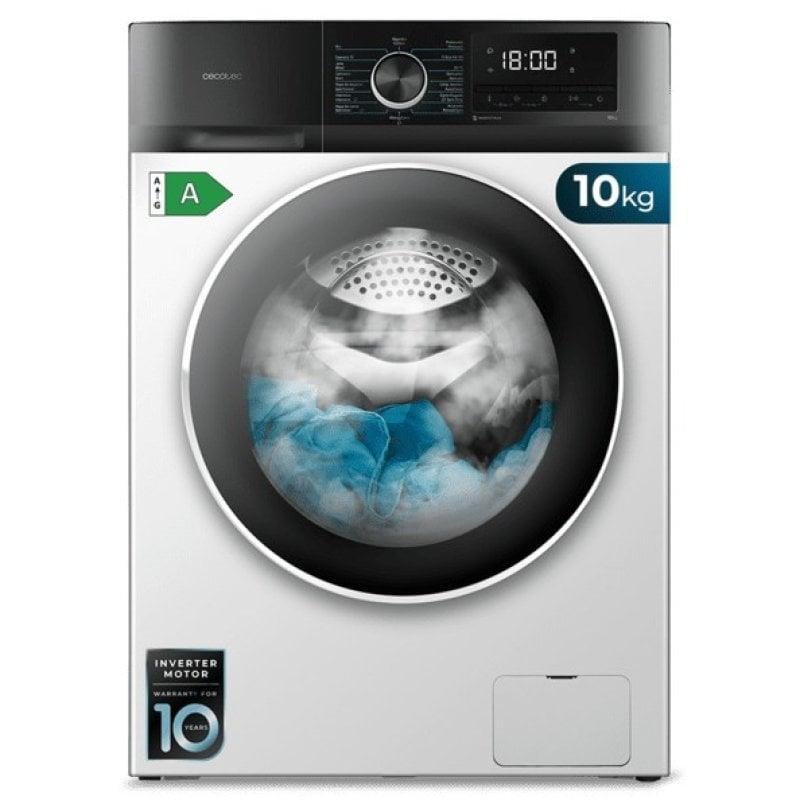 Detalle de Cecotec Bolero DressCode 10500 Inverter: Lavadora frontal 10 kg, 1400 rpm, blanco
