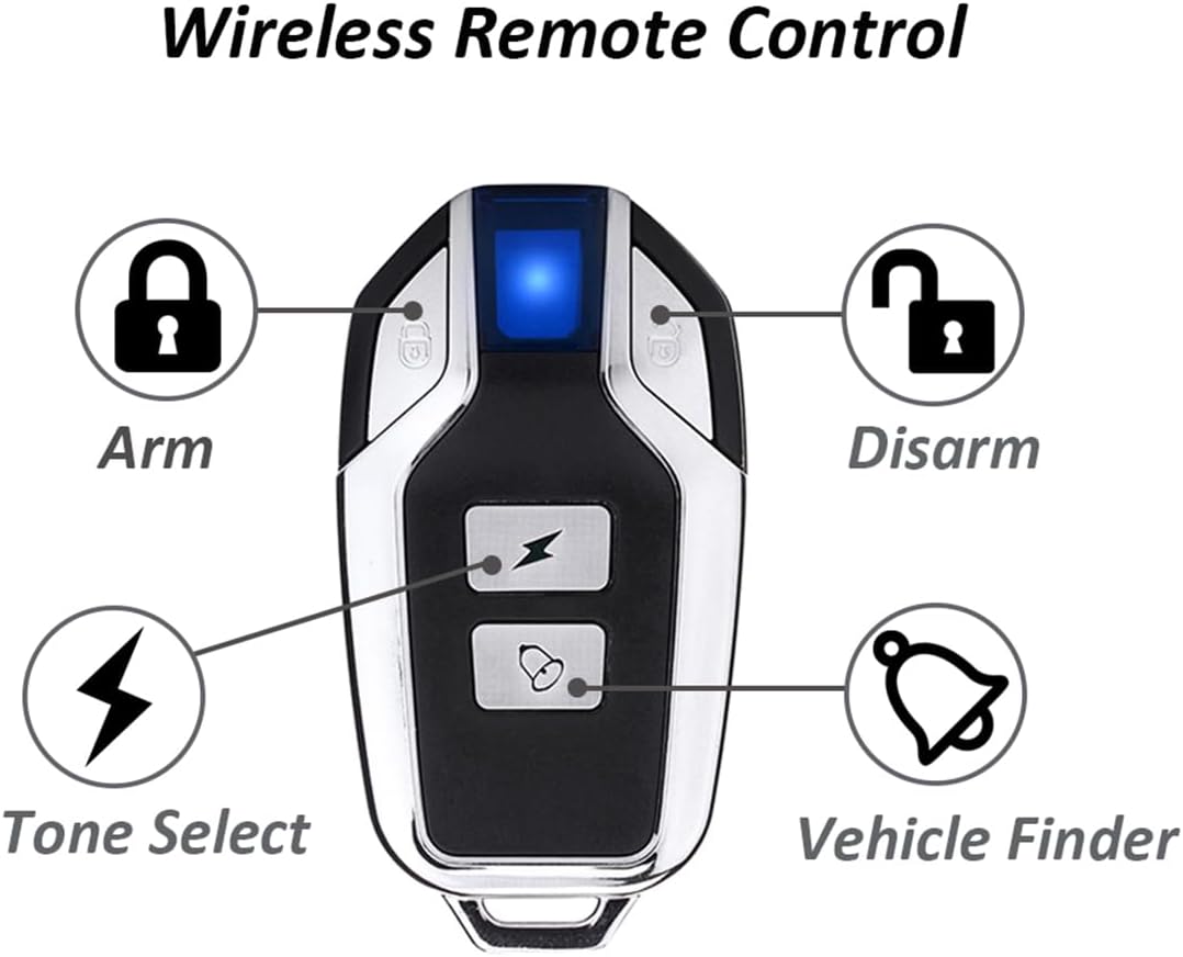 Detalle 2 de Meichoon Bike Alarm 113 dB vibration sensor