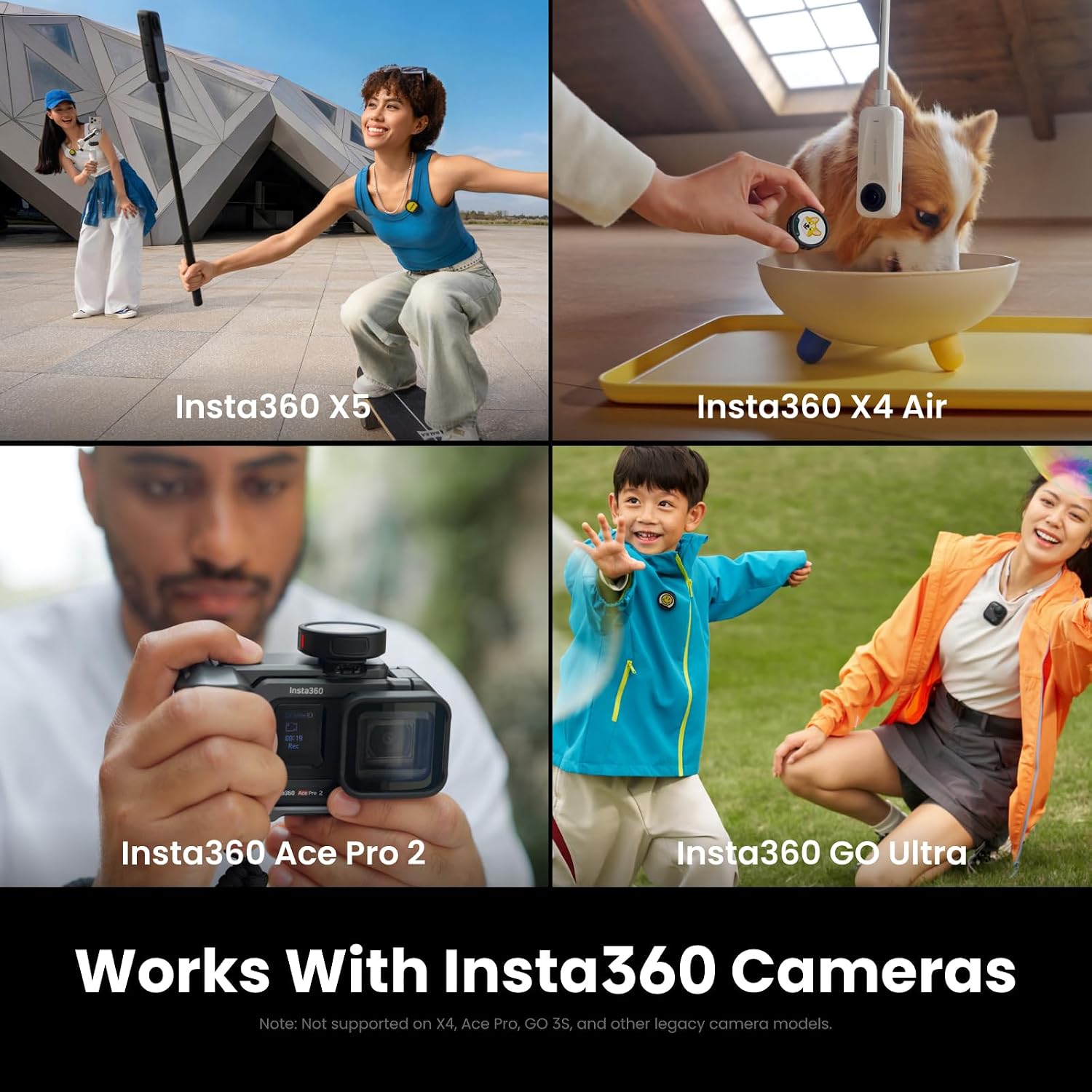 Thumbnail 4 de Insta360 Mic Pro MCA10 Wireless Lavalier Microphone with E-Ink Display