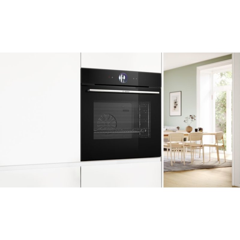 Detalle de Bosch Serie 8 HSG7361B1 Horno con Vapor 71L
