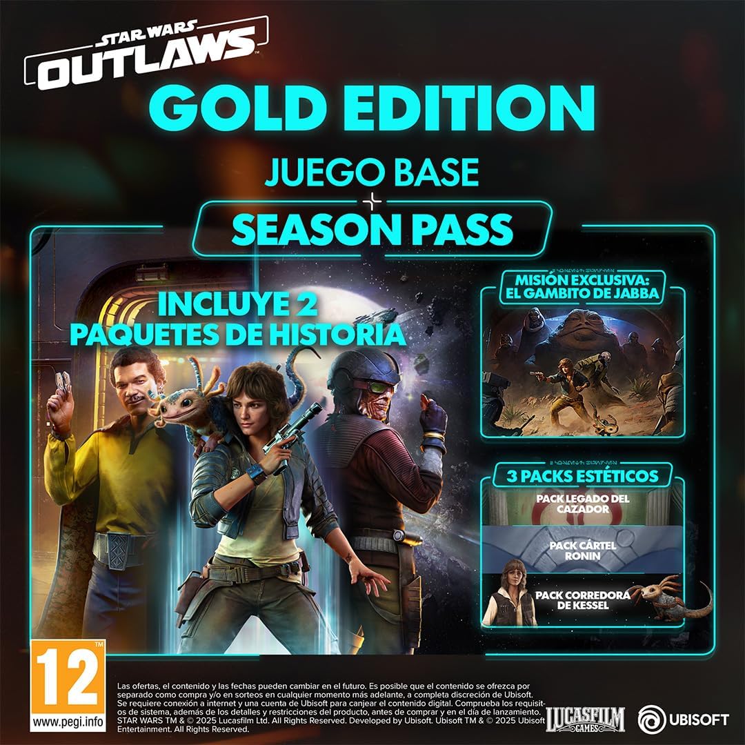 Thumbnail 1 de Star Wars Outlaws Gold Edition (Switch 2) – édition complète avec Season Pass