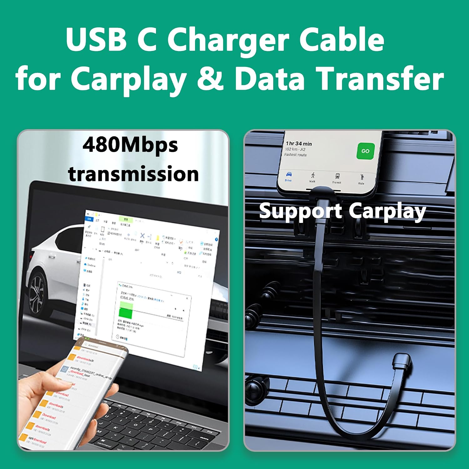 Thumbnail 4 de MISYNLON Extra Flexible USB C Cable 65W