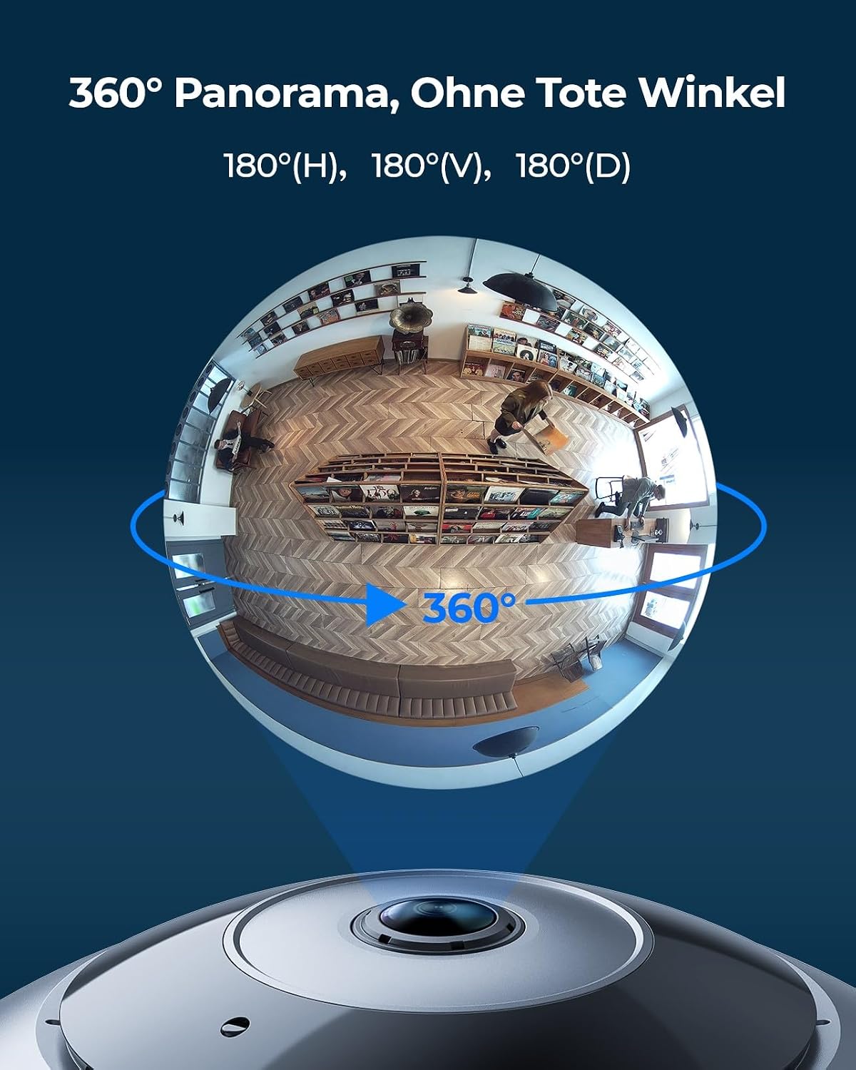 Detalle de Reolink 6MP WLAN Panoramakamera 360°