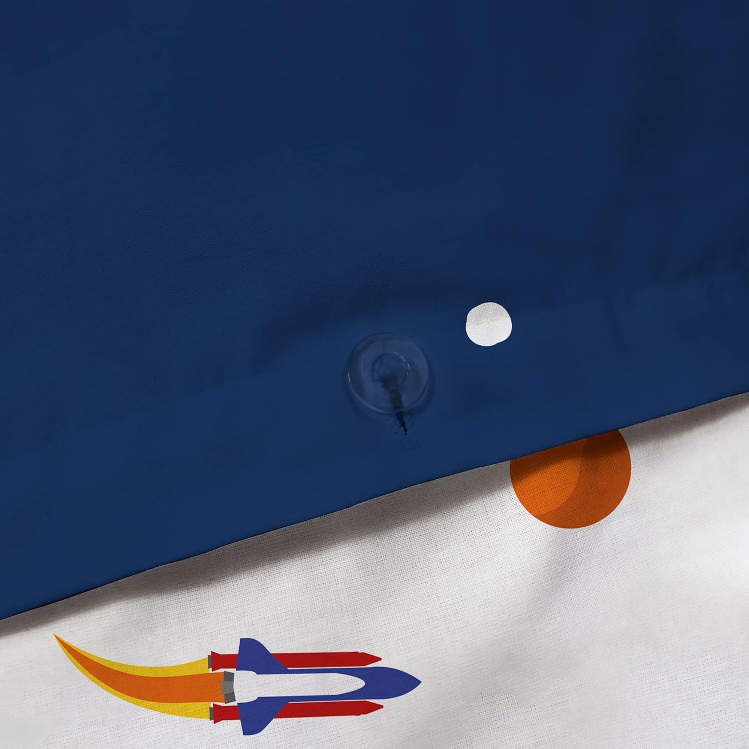 Thumbnail 4 de MATT & ROSE Parure de lit enfant Explore Space en 100% coton 140x200 (bleu)