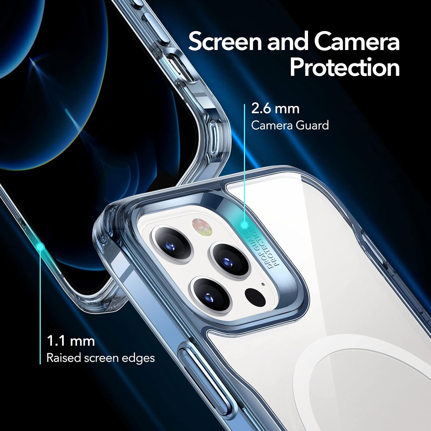 Thumbnail 5 de ESR iPhone 12 Pro Max Case with MagSafe Blue 💼