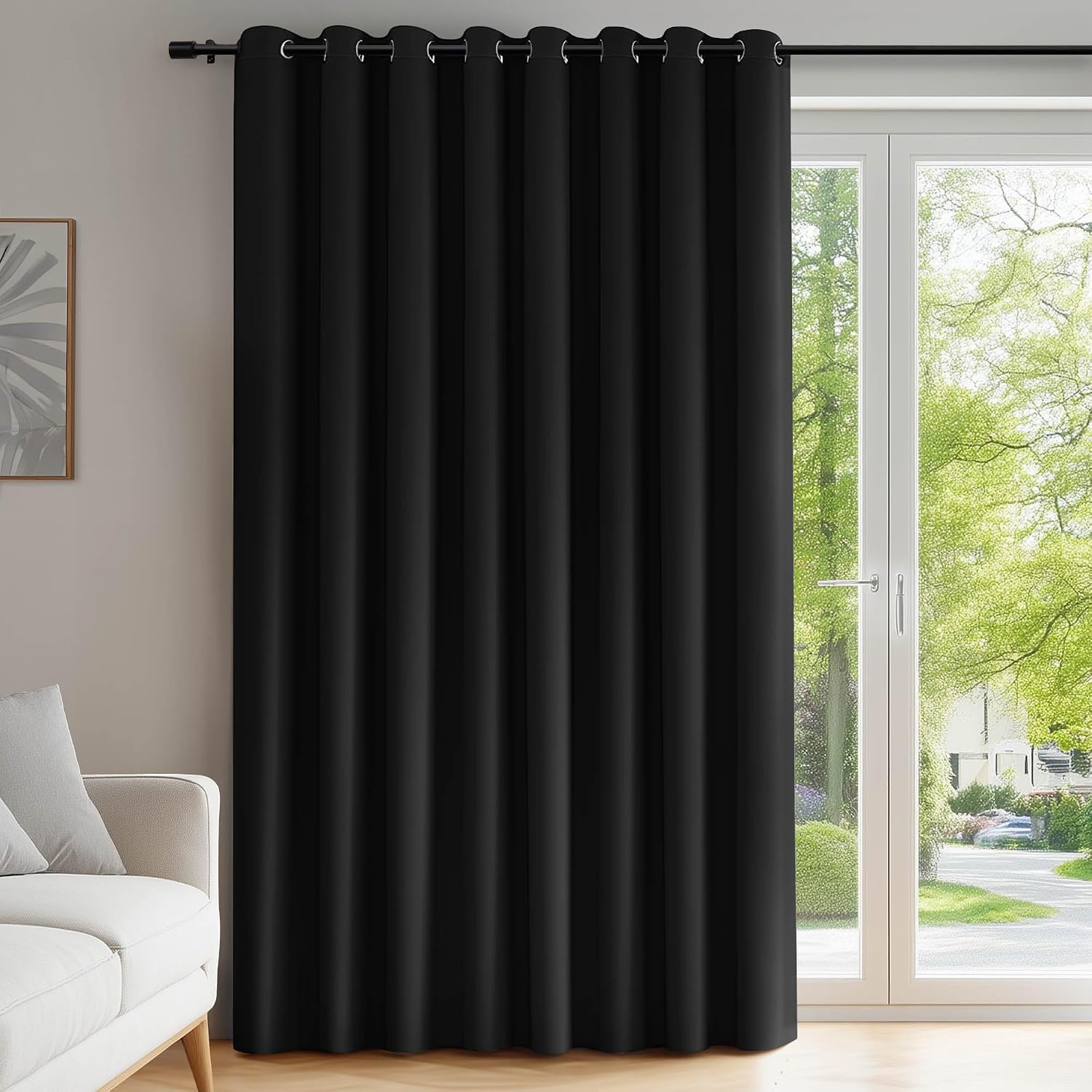 Detalle de Deconovo Tende Oscuranti Moderne 254x242 cm — 2-in-1, Attenuano Luce, Termiche e di Contro Rumore