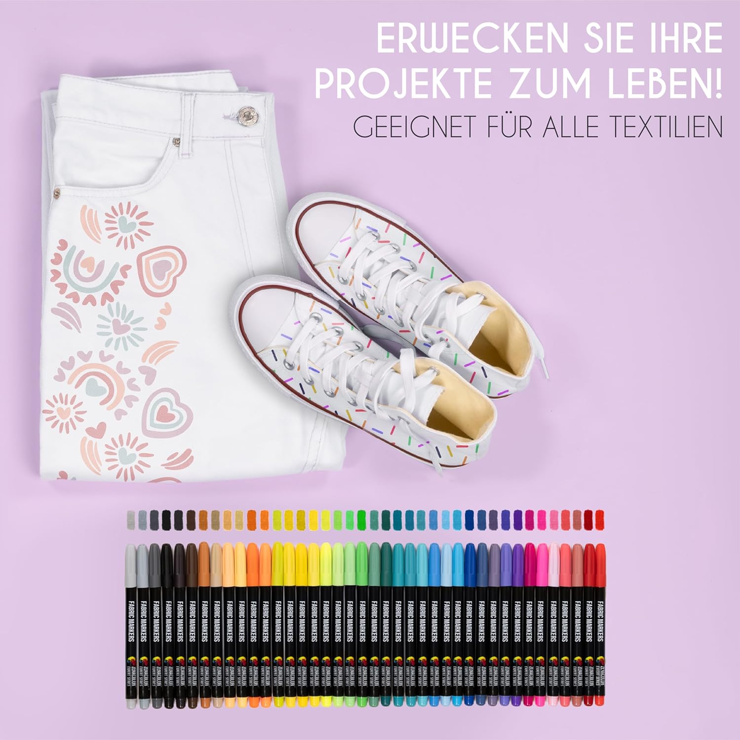 Thumbnail 5 de 40 Textilstifte Waschmaschinenfest 🎨