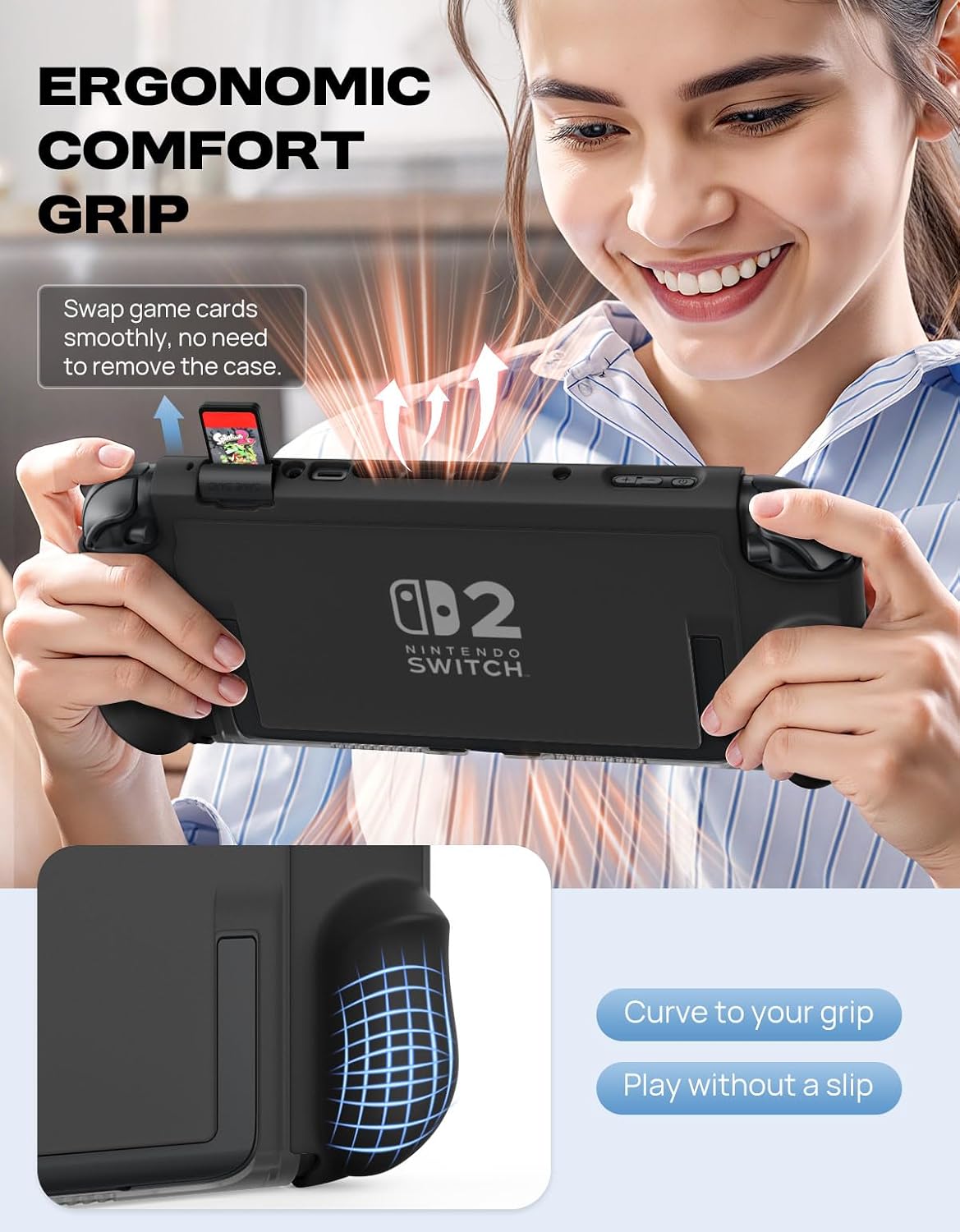 Thumbnail 4 de MoKo Dockable Case for Switch 2 Slim Grip