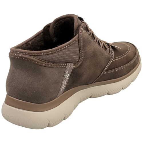 Detalle 2 de Skechers Summits Siegul, zapatillas Slip-In sin cordones, chocolate, talla 42 EU