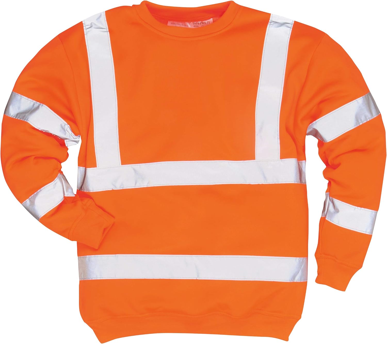 Detalle 2 de Portwest B303ORRL Sweatshirt haute visibilité orange L