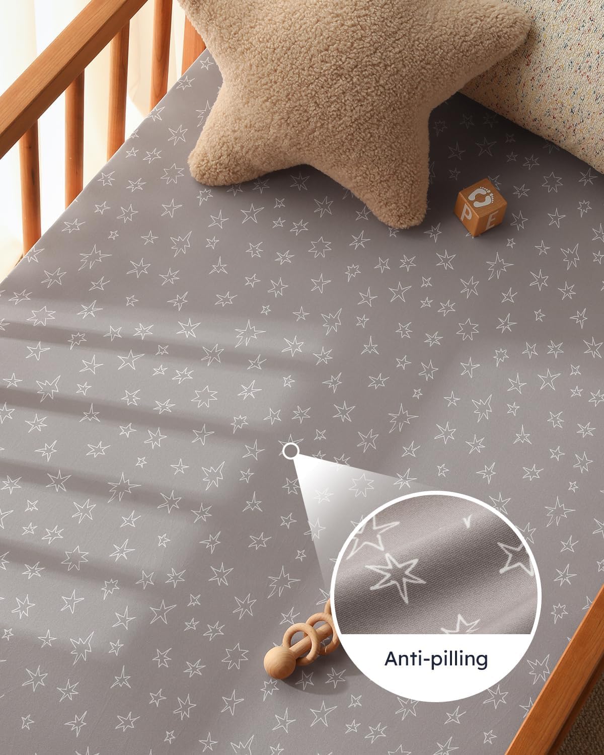 Thumbnail 3 de Unnivoll Cot Bed Sheets 140 x 70 cm fitted 3-pack dark blue