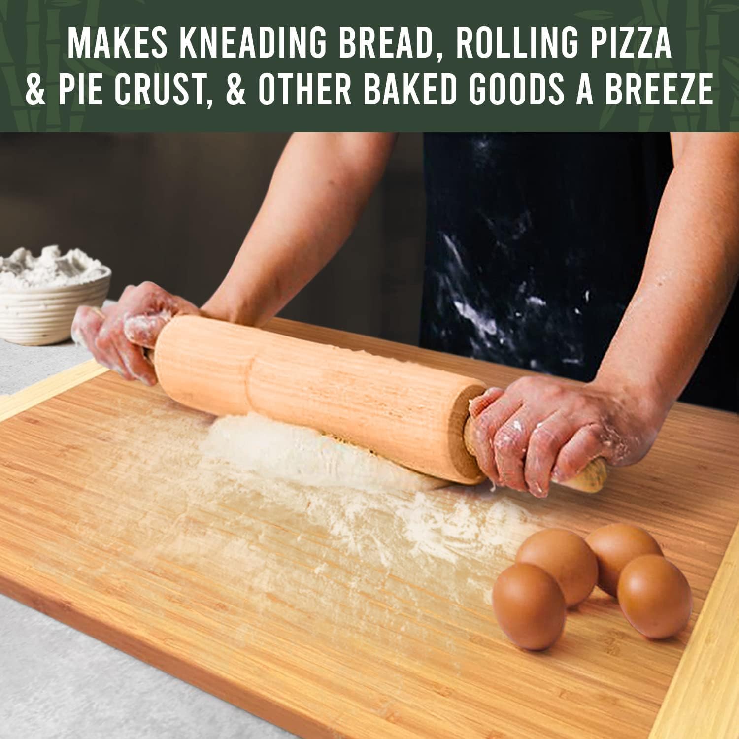 Thumbnail 5 de Greener Chef 30 x 20 Extra Large Bamboo Cutting Board