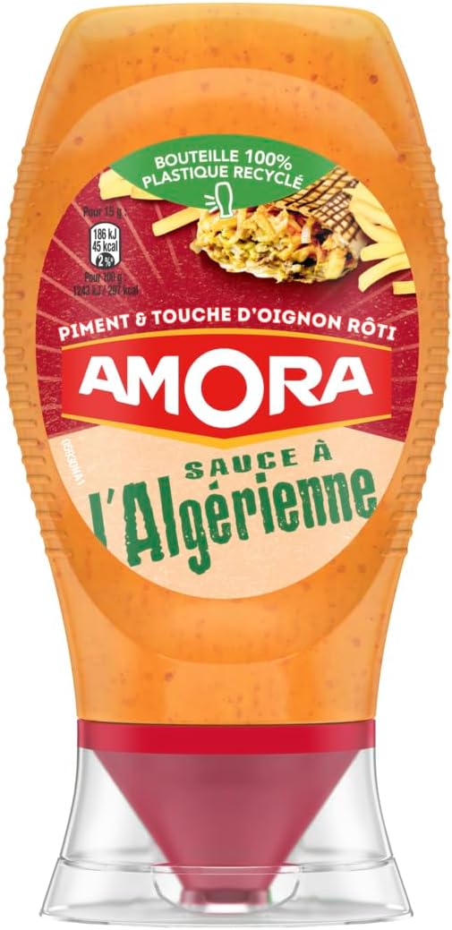 Detalle de Amora Sauce à l'Algérienne – Lot de 4 bouteilles 250 g