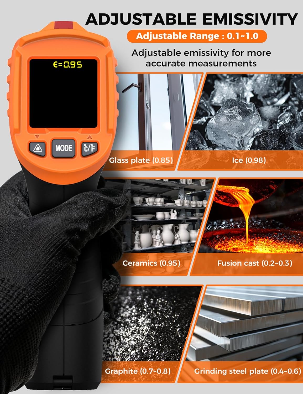 Thumbnail 6 de POROMETISTO IM06MAX Termometro Infrarossi 4‑in‑1 📷