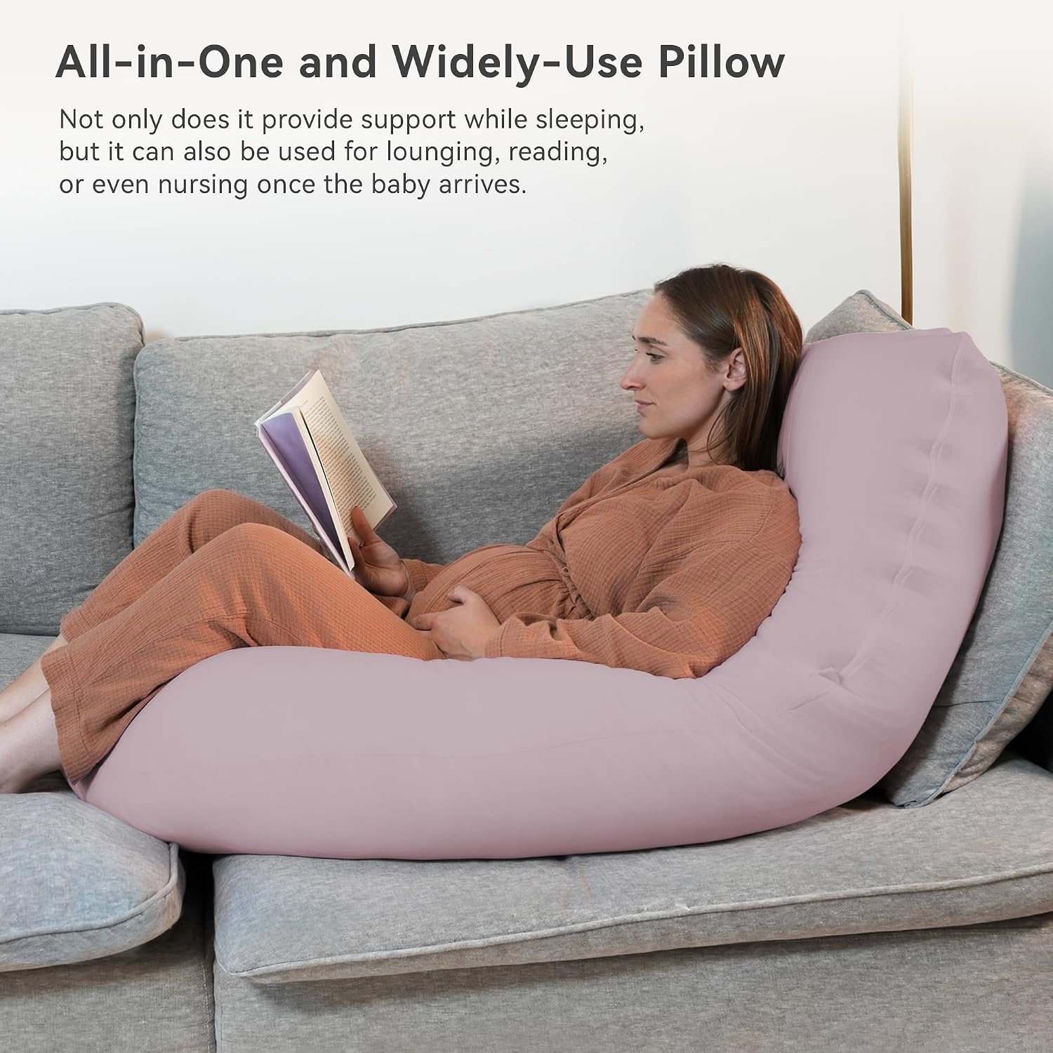 Thumbnail 4 de PinkFoggie Cooling Pregnancy Pillow 57 Inch