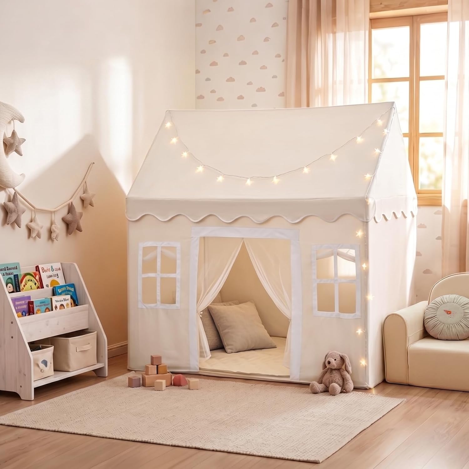 Detalle 2 de Tiny Land Play Tent 52in Kids Playhouse