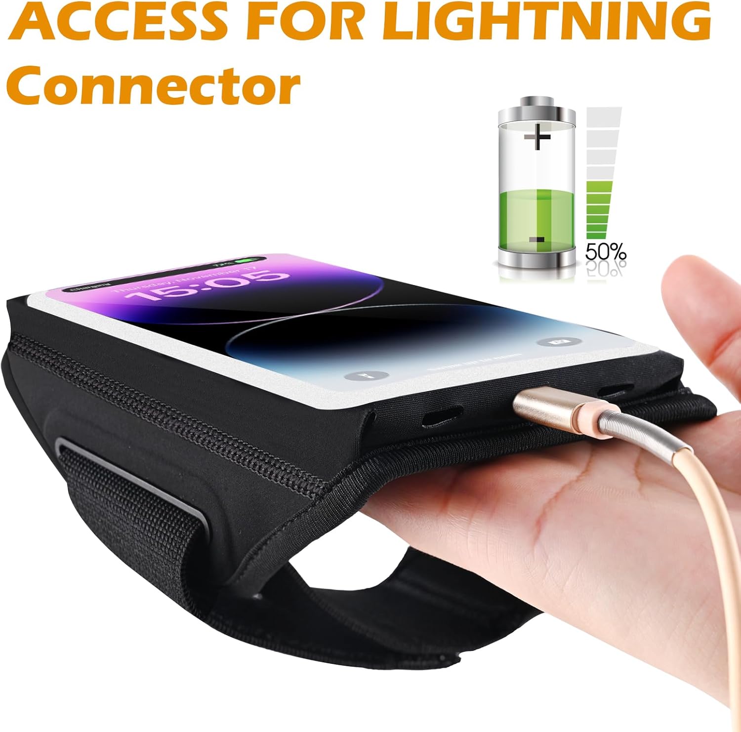 Thumbnail 6 de CITAMAMA Running Armband for 6.9" mobiles