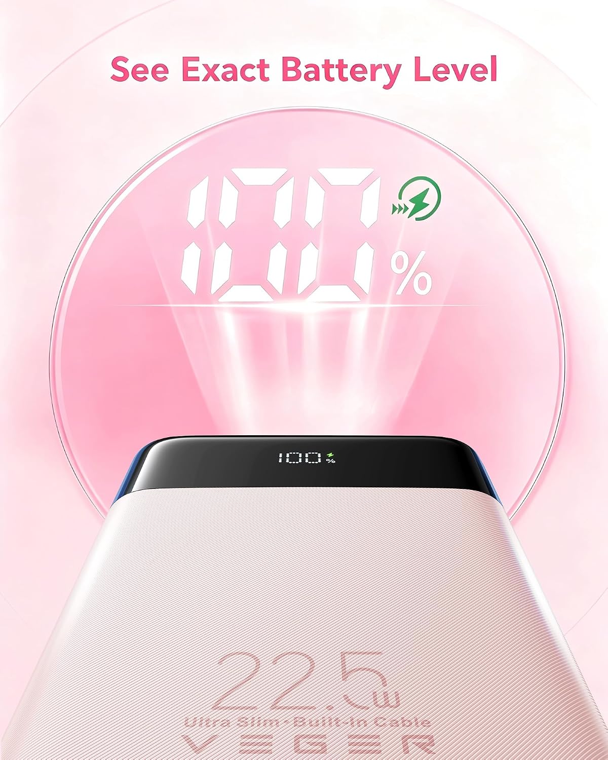 Thumbnail 6 de VEGER Portable Charger with Built-in Cables
