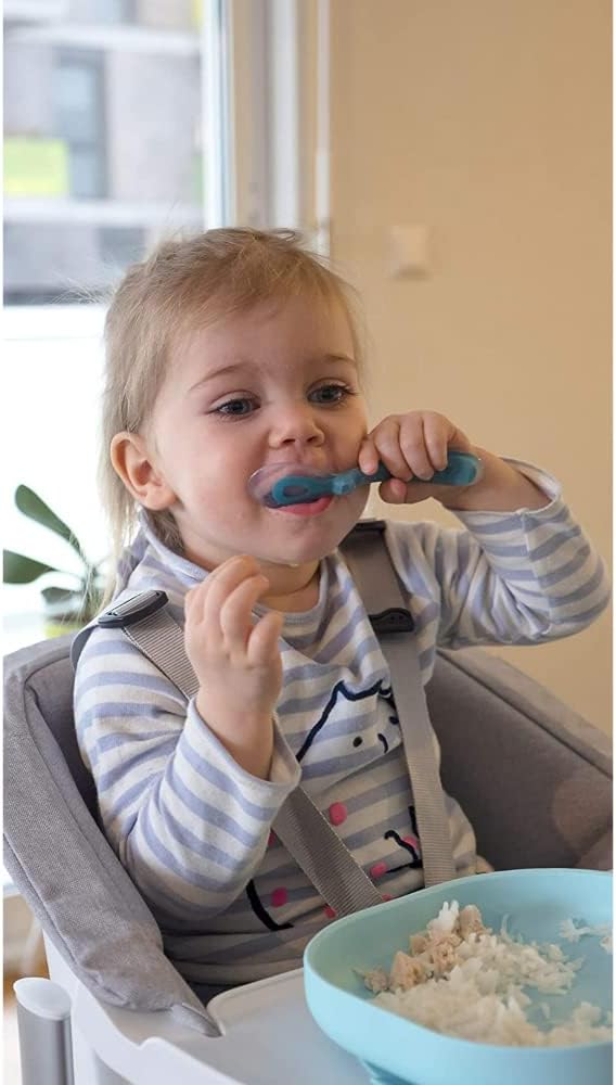 Thumbnail 2 de BÉABA Assiette Ventouse pour Enfant — 100% silicone, sans BPA, bleu